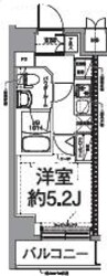 クラリッサ新綱島の物件間取画像